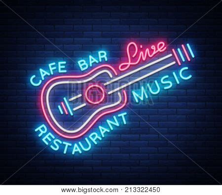 Live Music Neon Sign Vector & Photo (Free Trial) | Bigstock