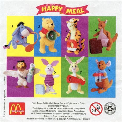 Boken Om Puh Mcdonalds Happy Meal Figur Wiki Fandom