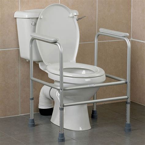 Aluminium Adjustable Height Toilet Surround Frame