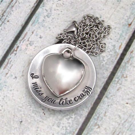 Personalized Jewelry - Cremation Urn Necklace - Hand Stamped Memorial ...