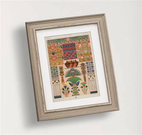 Egyptian Wall Art, Set of 4 Prints, Egyptian Home Decor, Egyptian Art ...