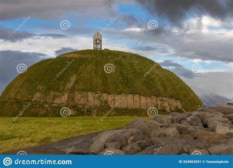 Thufa Hill and a Cloudy Sky, Reykjavik, Iceland Stock Image - Image of beauty, grass: 263903591