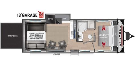 2023 Cruiser RV Stryker ST-2613 specs and literature guide