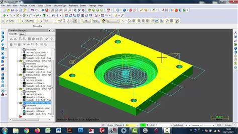 Mastercam X5 Basic Machining And Simulation Circle Mill Youtube