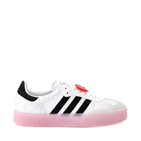 Womens adidas x Hello Kitty® Sambae Athletic Shoe - White / Core Black ...