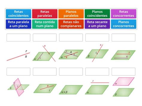 Paralelismo de retas e planos no espaço Match up