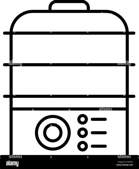 Kitchen Cooker Icon Outline Style Stock Vector Image Art Alamy