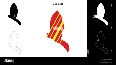 blank gazi baba map  res stock photography  images alamy