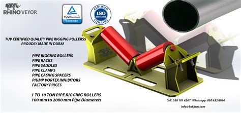 PIPE RIGGING ROLLER 5 TON 10 TON PIPE ROLLER DUBAI UAE IV Dubay