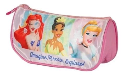 Cartuchera Simple Princesas Disney Color Rosa MercadoLibre