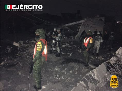 La Jornada Despliega Sedena Plan DN III E en Tultepec tras explosión