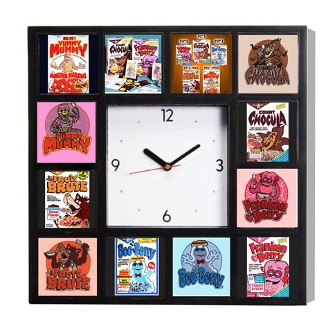 Monster Cereal Clock Boo Berry Count Chocula Frankenberry Fruit Brute