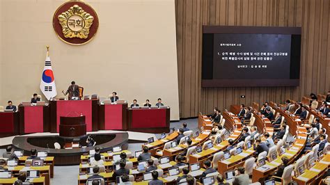 채 상병 특검법 국회 본회의 상정‥국민의힘 필리버스터 돌입