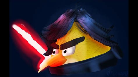 Angry Birds Star Wars Kylo Ren Speed Art YouTube