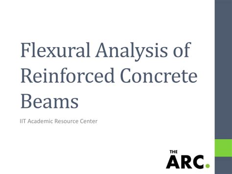 Flexural Analysis Of Reinforced Concrete Beams