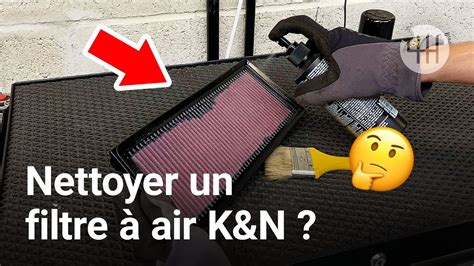 Comment nettoyer son filtre à air K N YouTube