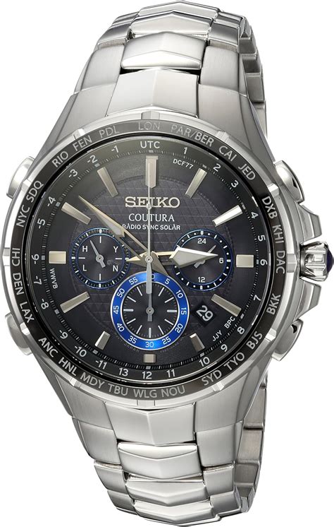 Amazon SEIKO Solar Chronograph Watch Coutura Collection