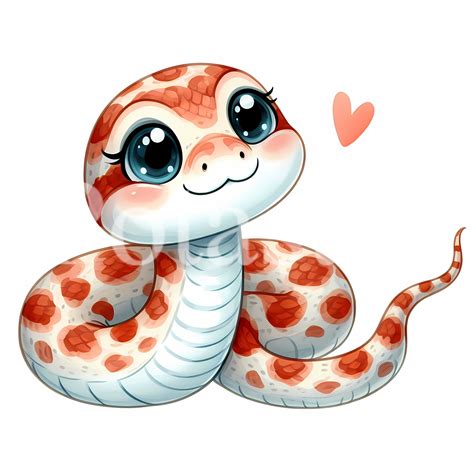 9 Cute Snake Clipart Snake Watercolor Clipart Cute Watercolor Clipart ...