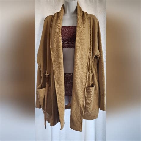 Knox Rose Sweaters Knox Rose Khaki Open Front Cardigan Poshmark