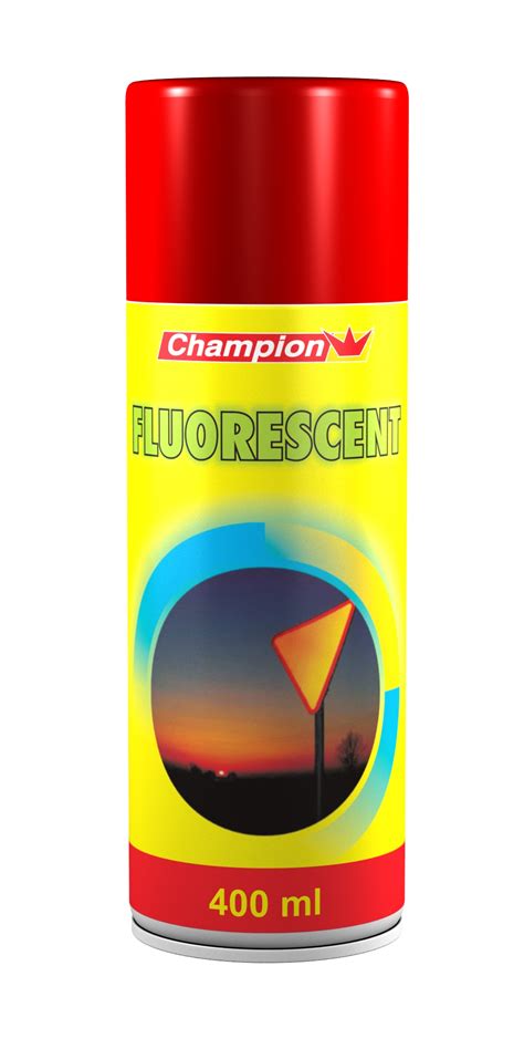 Farba Fluorescencyjna CZERWONA Champion 400 Ml FLUORESCENT PAINTS