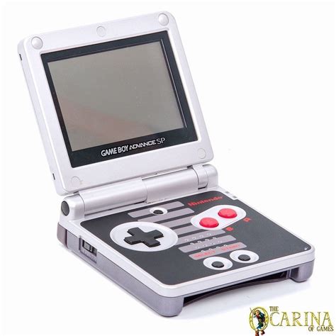 Game Boy Advance SP Classic NES Limited Edition Black Silver Handheld