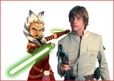 Ahsoka Tano and Luke Skywalker by StarWarsPersona3 on DeviantArt