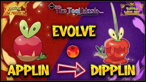 How To Evolve Applin Into Dipplin In The Teal Mask DLC For Pokemon