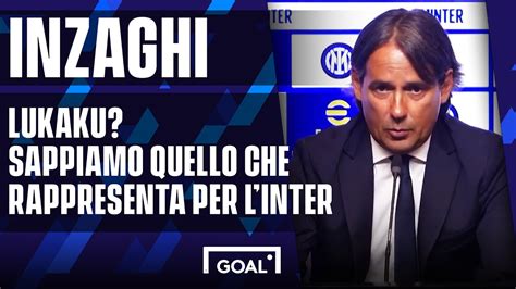 Simone Inzaghi Lukaku Sappiamo Quello Che Rappresenta Per LInter