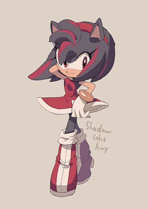 Shadow The Hedgehog With Amy