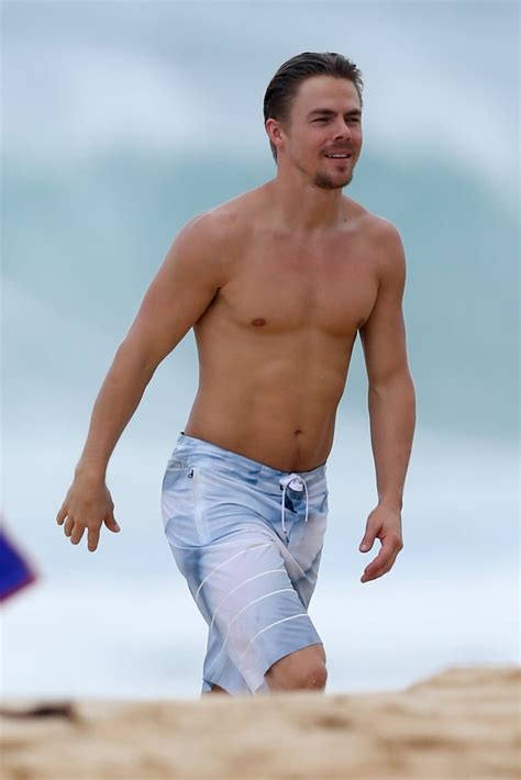 Derek Hough Shirtless In Hawaii December Popsugar Celebrity