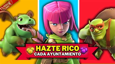 El MEJOR EJÉRCITO FARMING para CADA AYUNTAMIENTO Clash of Clans YouTube