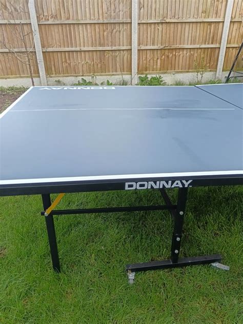 Donnay Table Tennis Indoor Outdoor Folding Table Full Size Ping Pong EBay