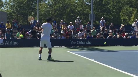 Kei Nishikori Practice And The Moment Wawrinka Won At The 2016 Us Open 2016全米 錦織圭 練習コート Yayafa