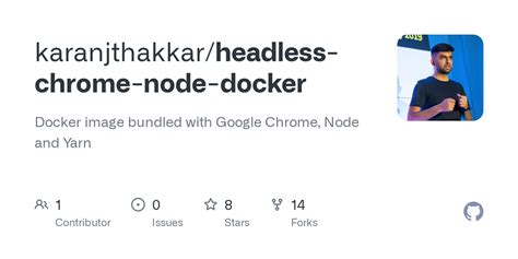 GitHub - karanjthakkar/headless-chrome-node-docker: Docker image bundled with Google Chrome ...