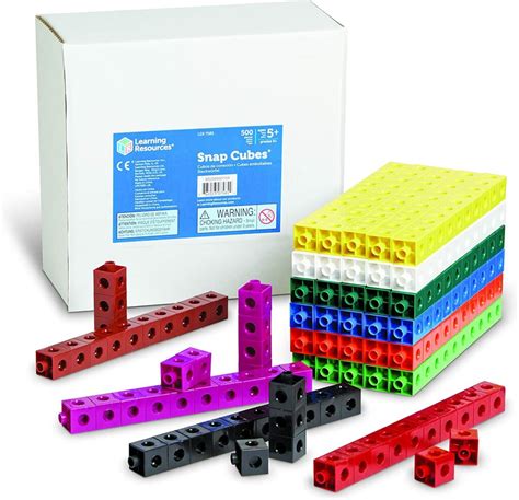 Snap Cubes Set Of 500 Abc School Supplies