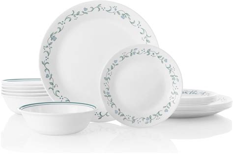 Amazon Corelle 12 Piece Vitrelle Misty Leaves Chip And Break