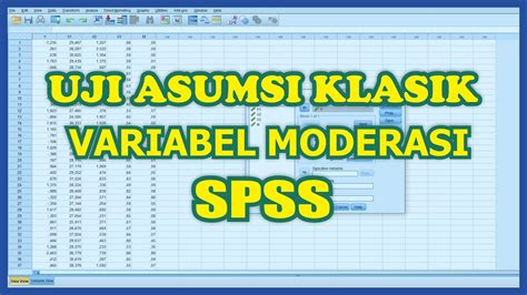 Full Interpretasi Output‼️ Uji Asumsi Klasik Variabel Moderasi Uji