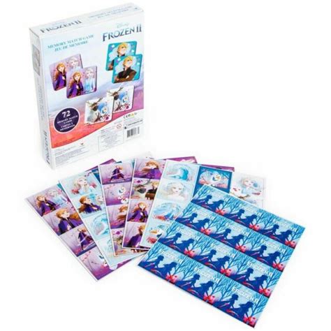 Disney Frozen Memory Match Game Ii Elsa Anna Olaf New Free Shipping