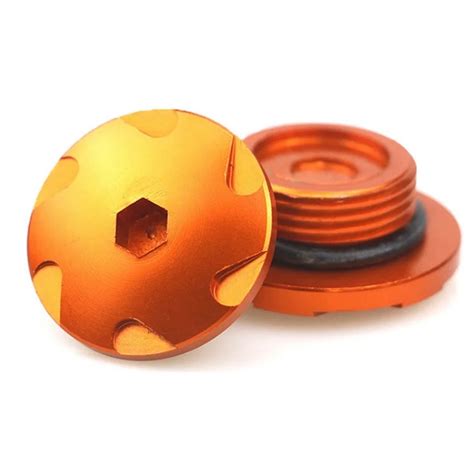 Motorcycle Camshaft Cap CNC Engine Oil Filler Screw Cover For KTM DUKE