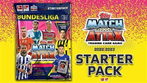 STARTERPACK Alle Details Checkliste TOPPS Bundesliga Match Attax