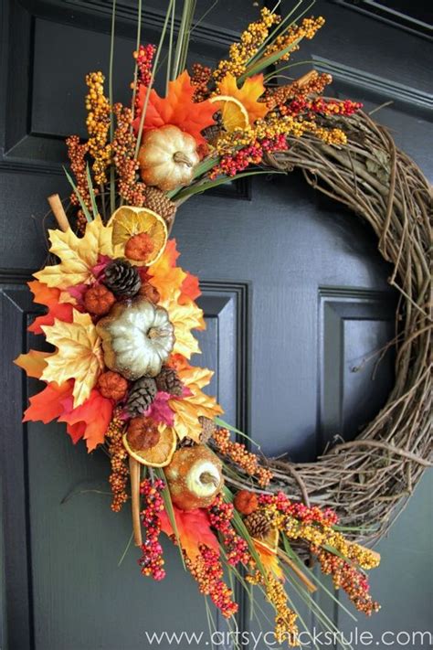 Easy Diy Fall Wreaths Best Homemade Wreaths For Fall