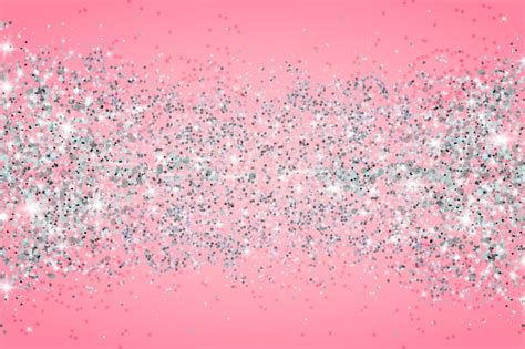 Free Vector Realistic Pink And Silver Background