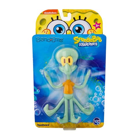 Squidward Tentacles From Spongebob Squarepants Bendable Figure Spongebob Action Figures