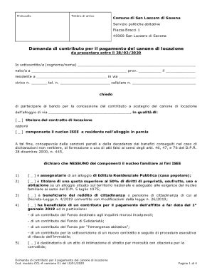 Compilabile Online Contributi Per La Rinegoziazione Delle Locazioni E