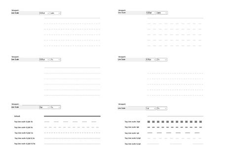 Scale Of Dashed Lines In Lines Is Not Consistent Layout Sketchup