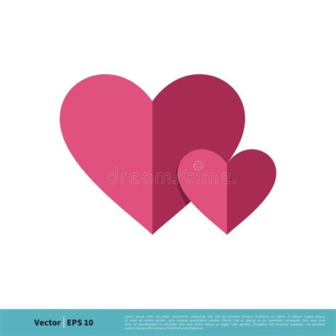 Heart Icon Vector Logo Template Illustration Design Vector Eps 10