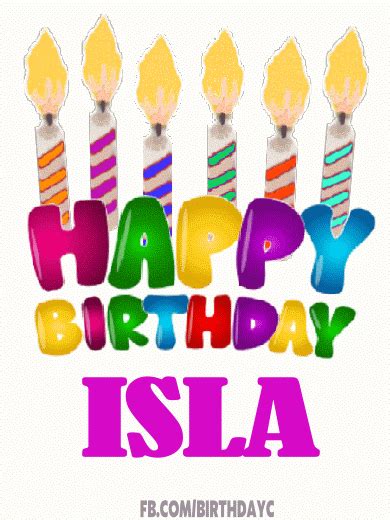 ISLA Happy Birthday