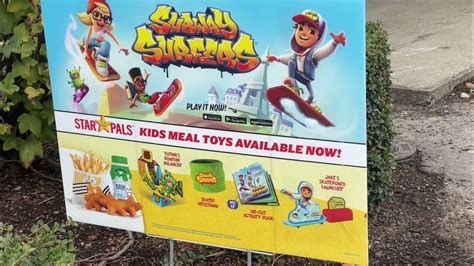 Carls Jr Kids Meal Toys Subway Surfers Star ⭐️ Pals Feed Your