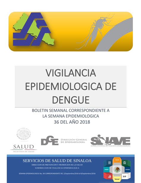 PDF VIGILANCIA EPIDEMIOLOGICA DE DENGUEsaludsinaloa Gob Mx Wp Content