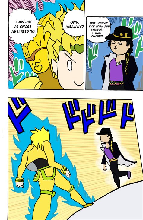 I owo-ified the Jotaro vs Dio fight (2-2) (dio walk version) : r ...